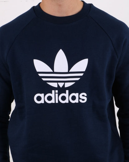 Adidas Originals Trefoil Crew Sweat Navy