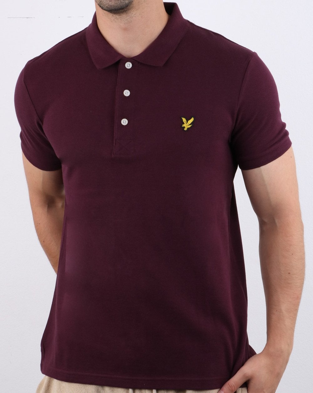 Lyle And Scott Polo Shirt Burgundy