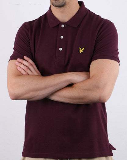 Lyle And Scott Polo Shirt Burgundy