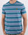 Lyle And Scott Multi Stripe T-shirt Teal