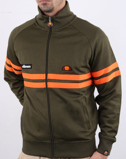 Ellesse Rimini Track Top Khaki/orange