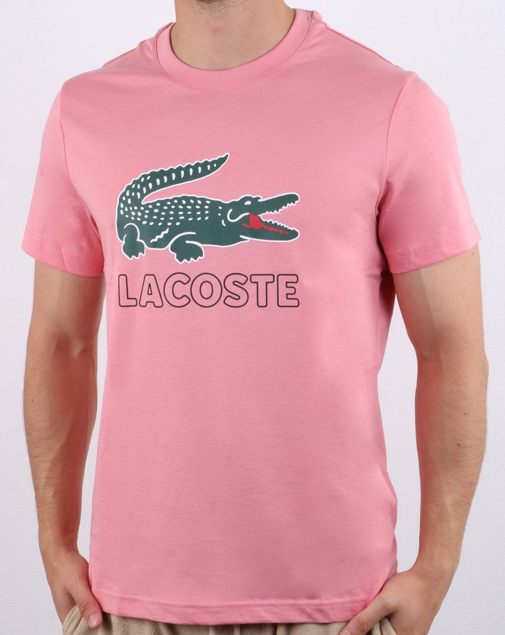 Lacoste Logo T-shirt Pink