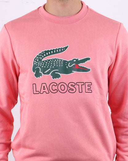Lacoste Logo Sweatshirt Pink