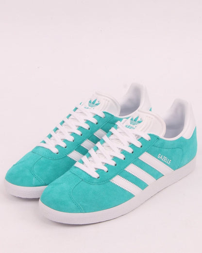 Adidas Gazelle Trainers Aqua/white