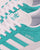 Adidas Gazelle Trainers Aqua/white