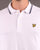 Lyle And Scott Long Sleeve Tipped Polo Shirt White/Navy