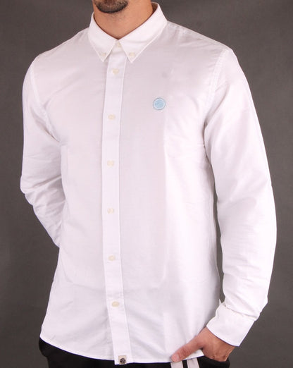 Pretty Green Sterling Oxford Shirt White