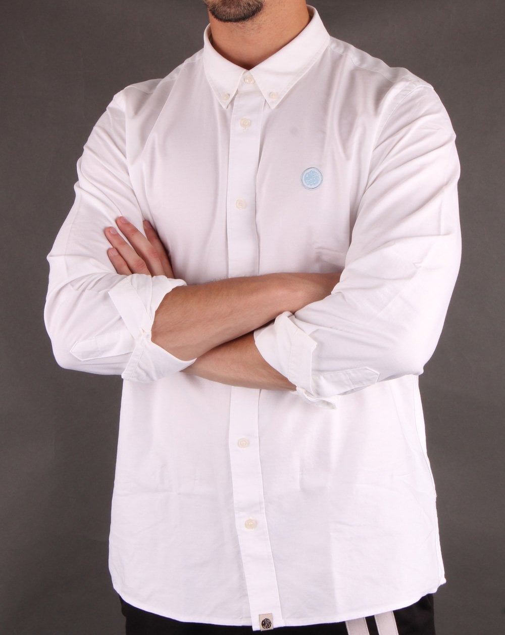 Pretty Green Sterling Oxford Shirt White