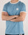 Pretty Green Milford Marl Move On T-shirt Blue