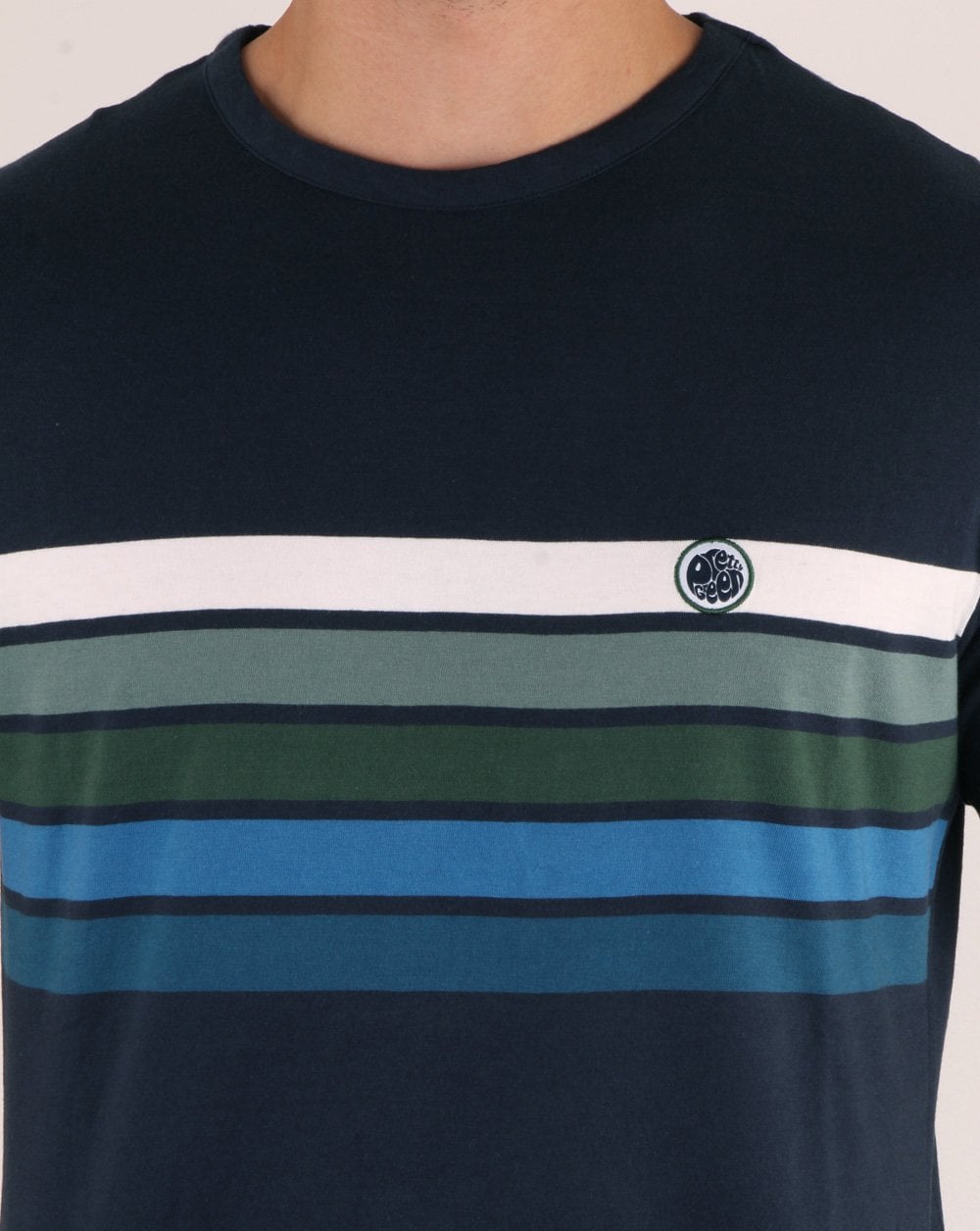 Pretty Green Gordon Chest T-shirt Navy