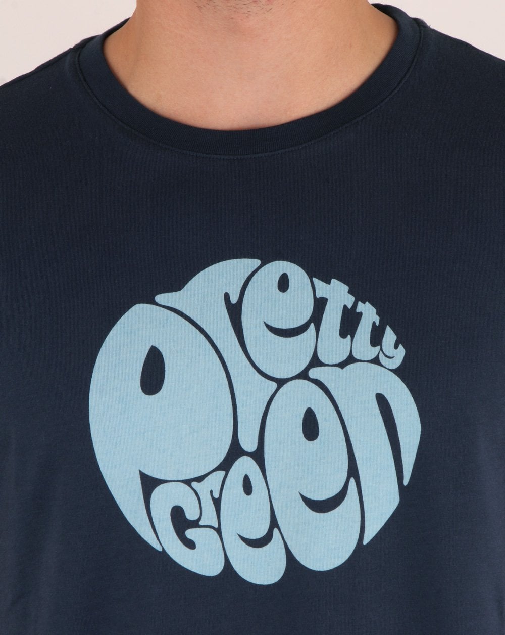 Pretty Green Logo T Shirt Navy/blue