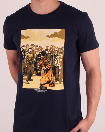 Weekend Offender The Firm T-shirt Navy
