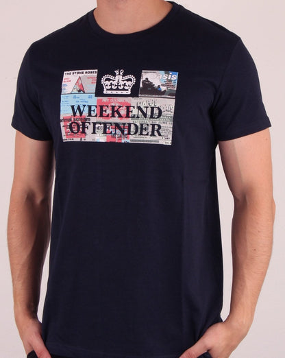 Weekend Offender Tickets T-shirt Navy