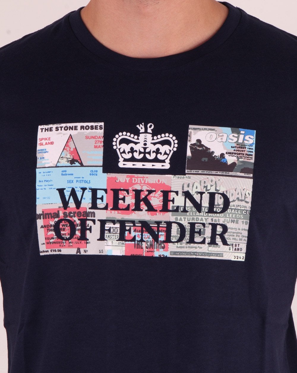 Weekend Offender Tickets T-shirt Navy