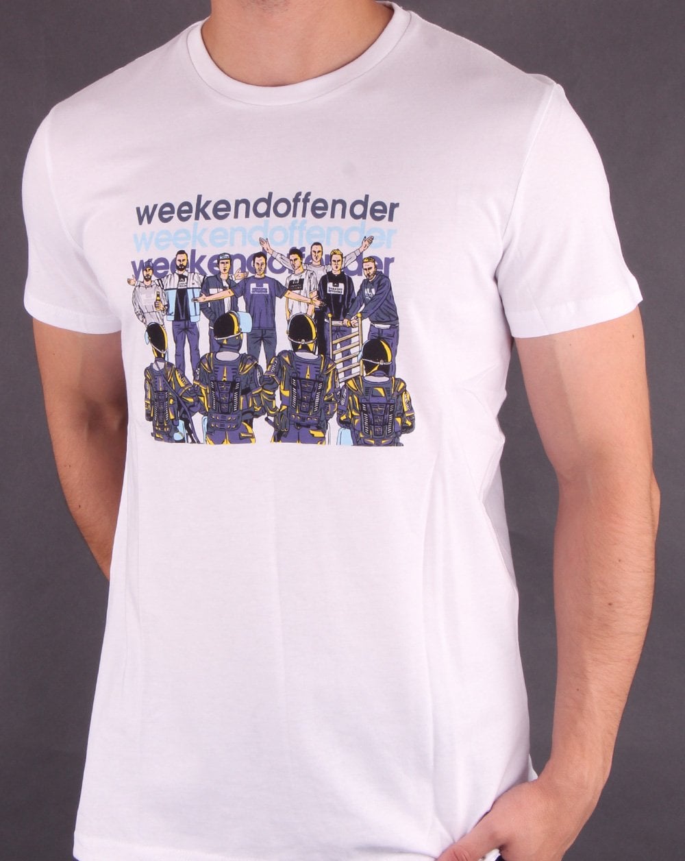 Weekend Offender Stand Off T-shirt White