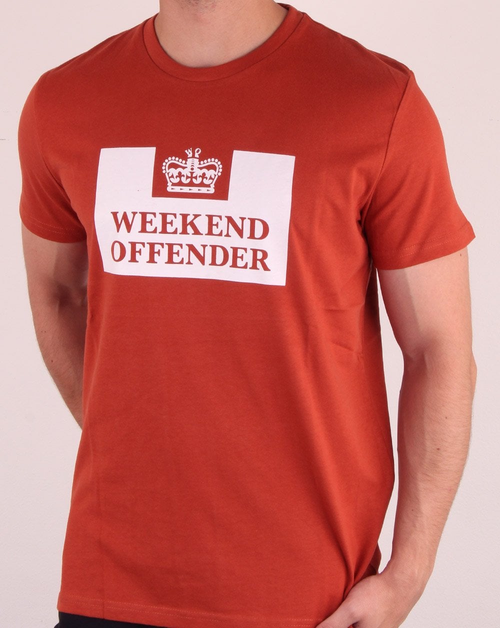 Weekend Offender Prison T-shirt Rust