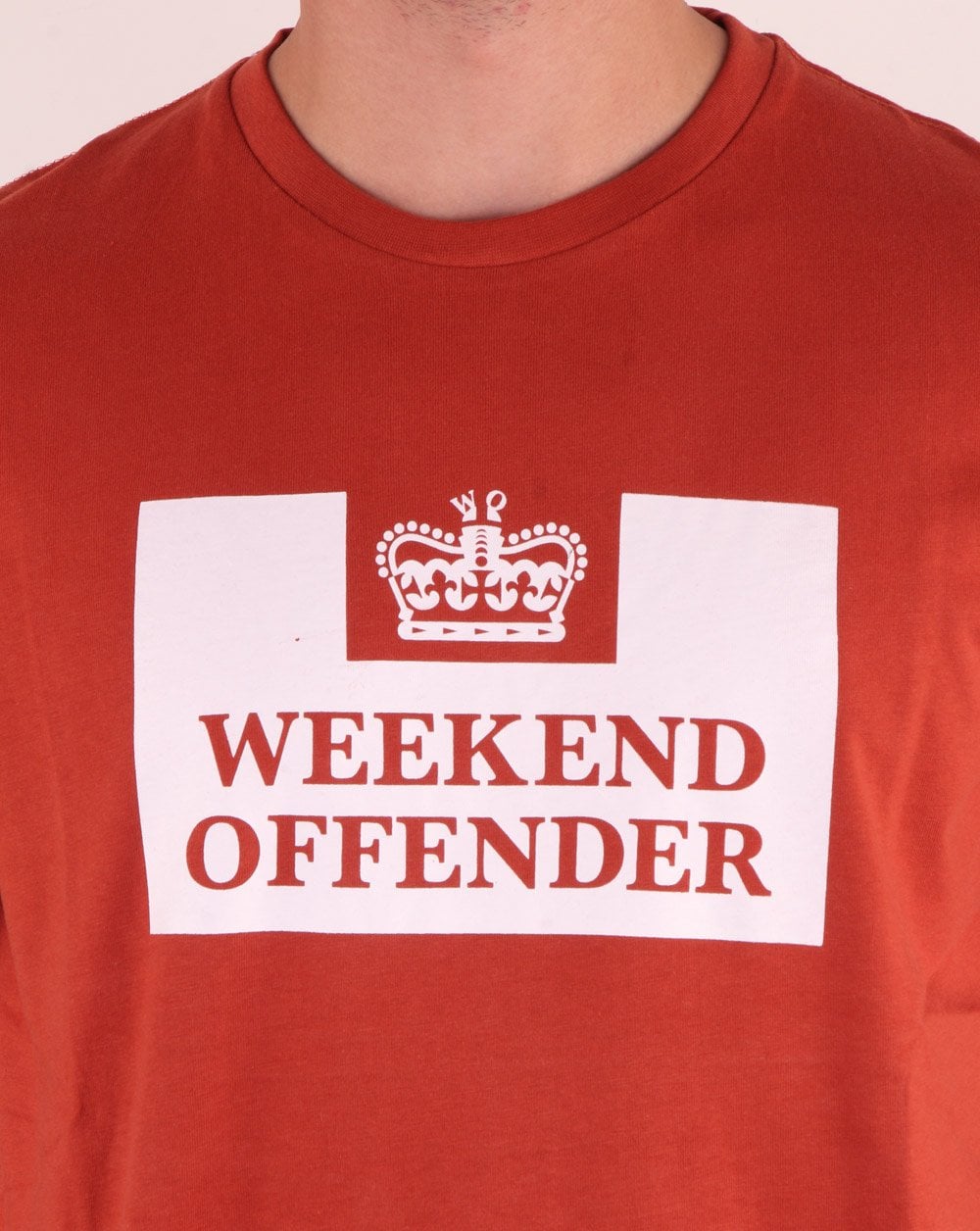 Weekend Offender Prison T-shirt Rust