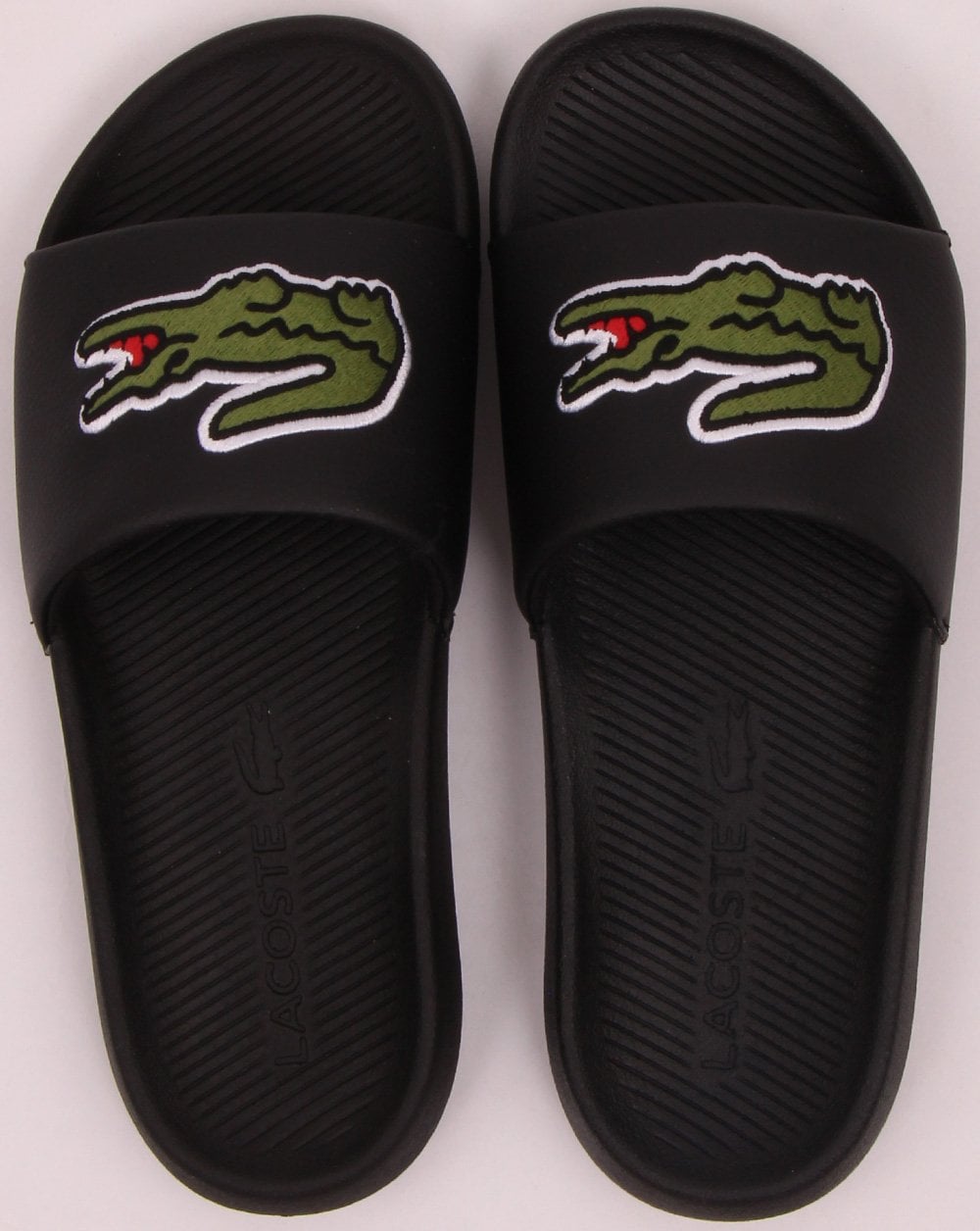 Lacoste Croco Slide Black/Green