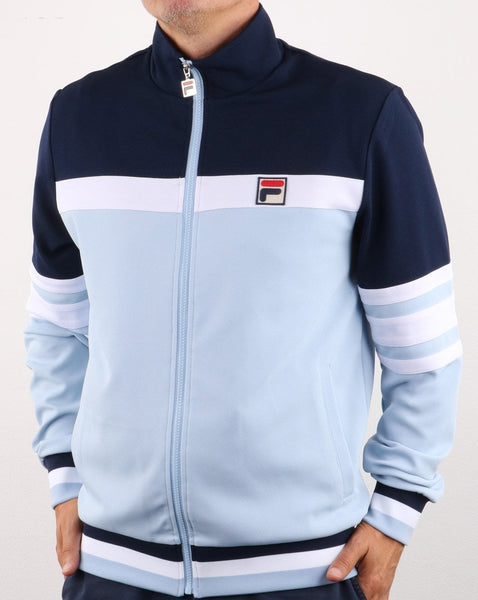 Fila Vintage Courto Track Top Sky Blue/navy/white