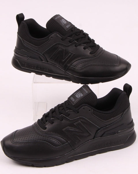 New Balance 997 Leather Trainers Black