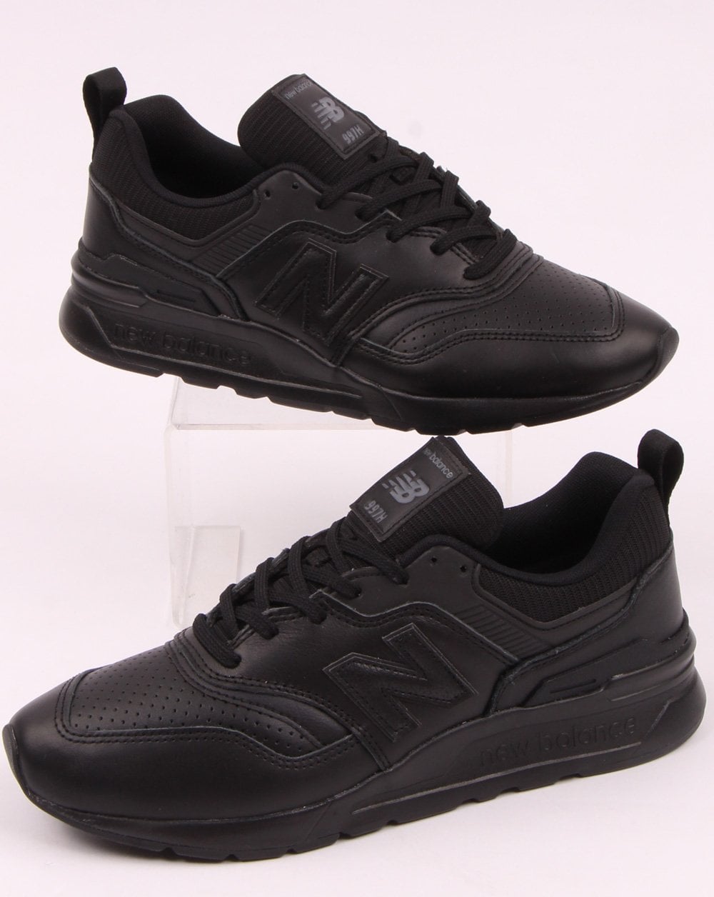 New Balance 997 Leather Trainers Black