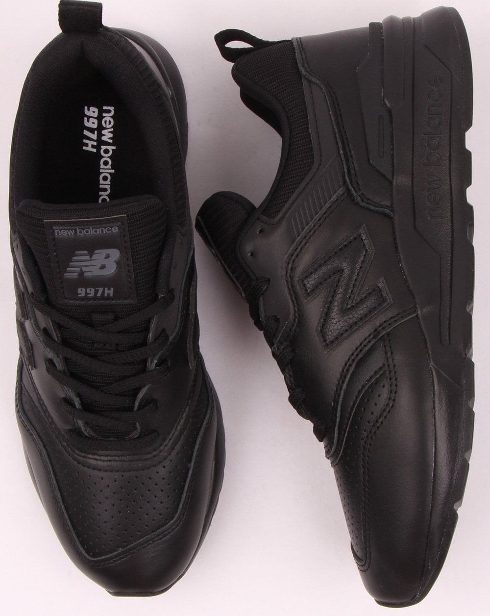 New Balance 997 Leather Trainers Black