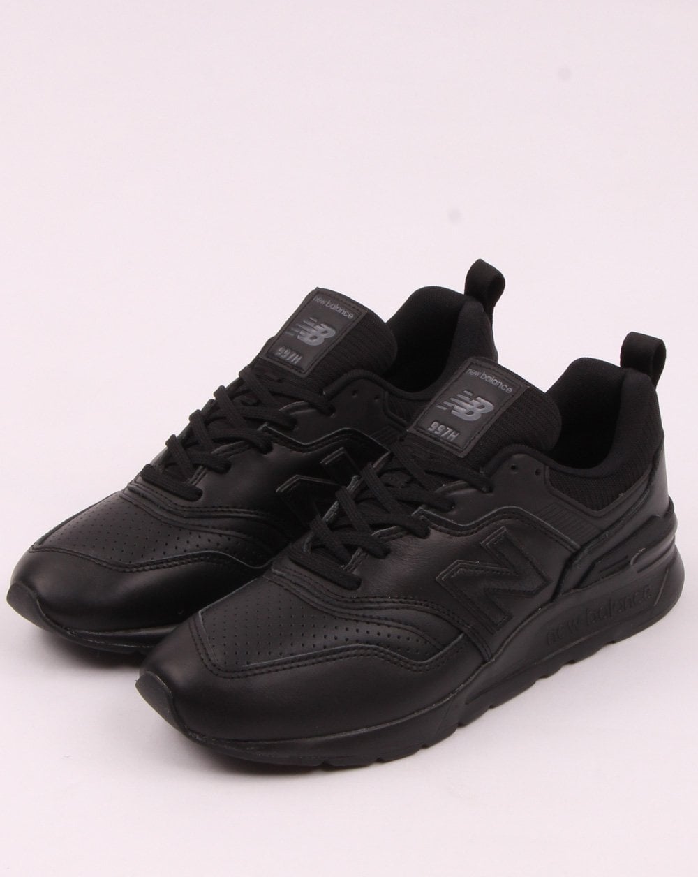 New Balance 997 Leather Trainers Black