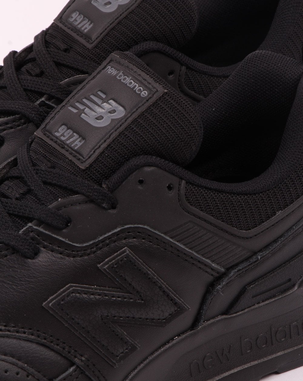 New Balance 997 Leather Trainers Black