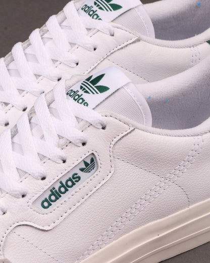 Adidas Continental Vulc Trainers White/Green