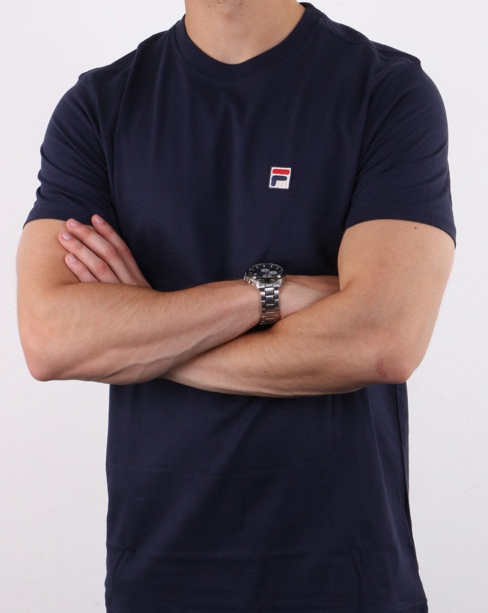 Fila Vintage T Shirt Navy