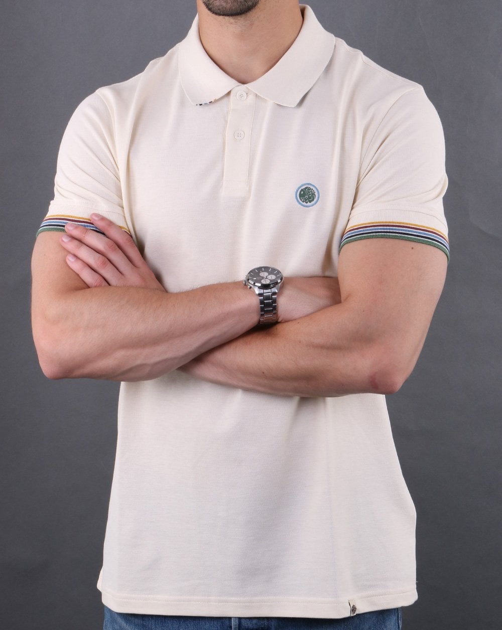 Pretty Green Eastman Tipped Polo Stone