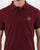 Ma.strum Pique Polo Deep Red