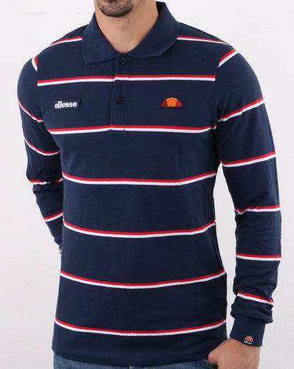 Ellesse Maffio Rugby Shirt Navy