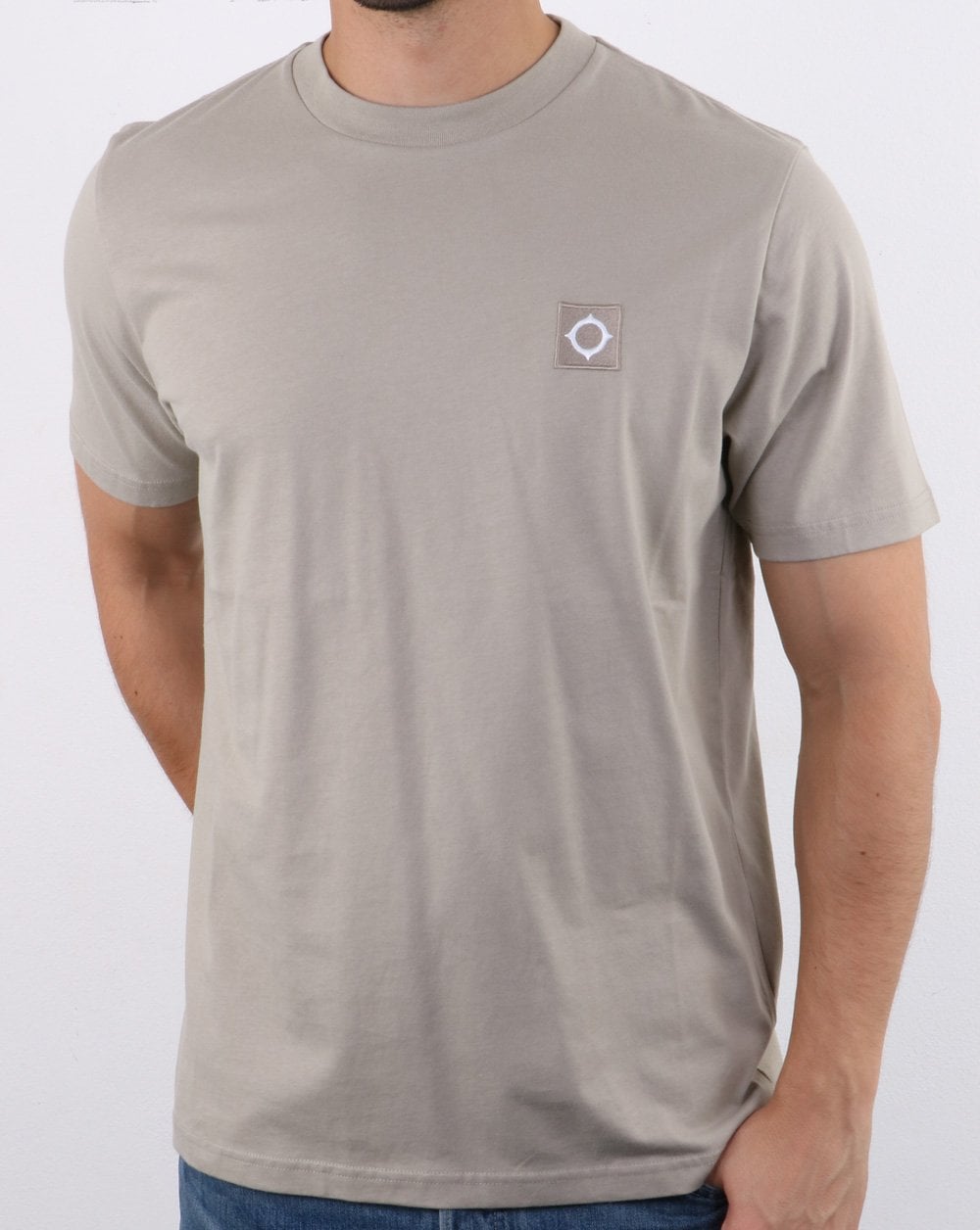 Ma.strum Icon T Shirt Silver Grey