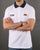 Ellesse Contrast Polo Shirt White-Navy