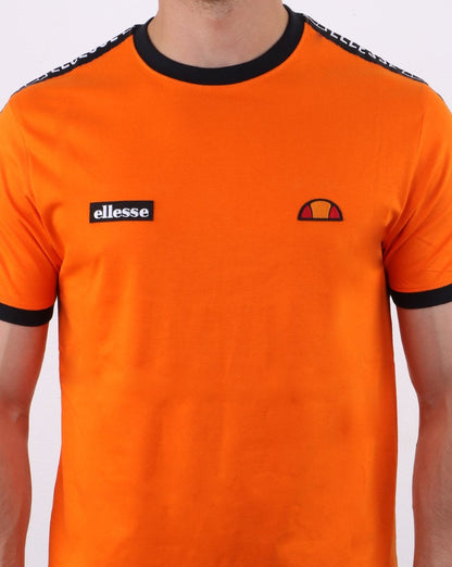 Ellesse Fede Taped T Shirt Orange