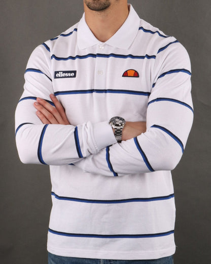 Ellesse Maffio Rugby Shirt White