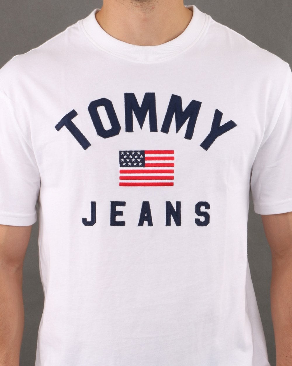 Tommy Hilfiger Usa Flag T-shirt White