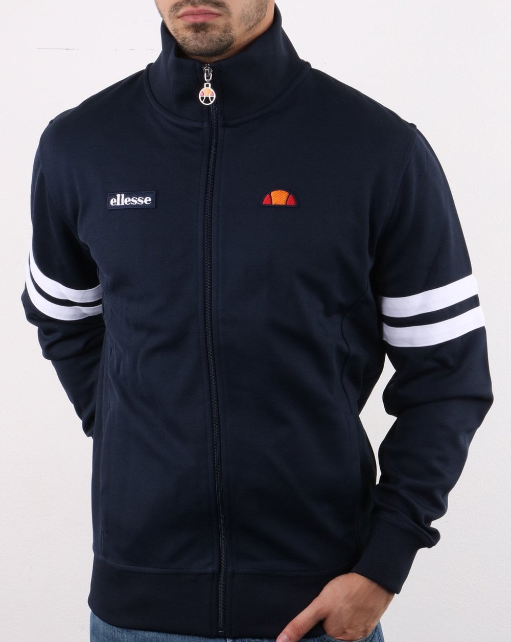 Ellesse Roma Track Top Navy/White