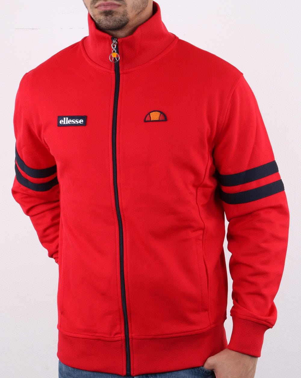 Ellesse Roma Track Top Red/Navy
