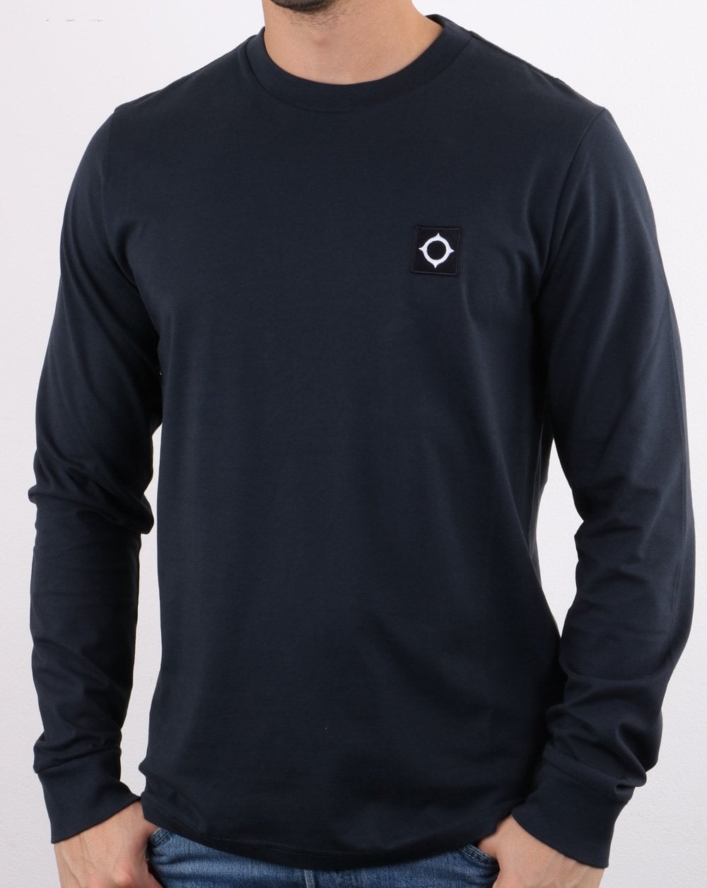 Ma.strum Ls Icon T Shirt Dark Navy