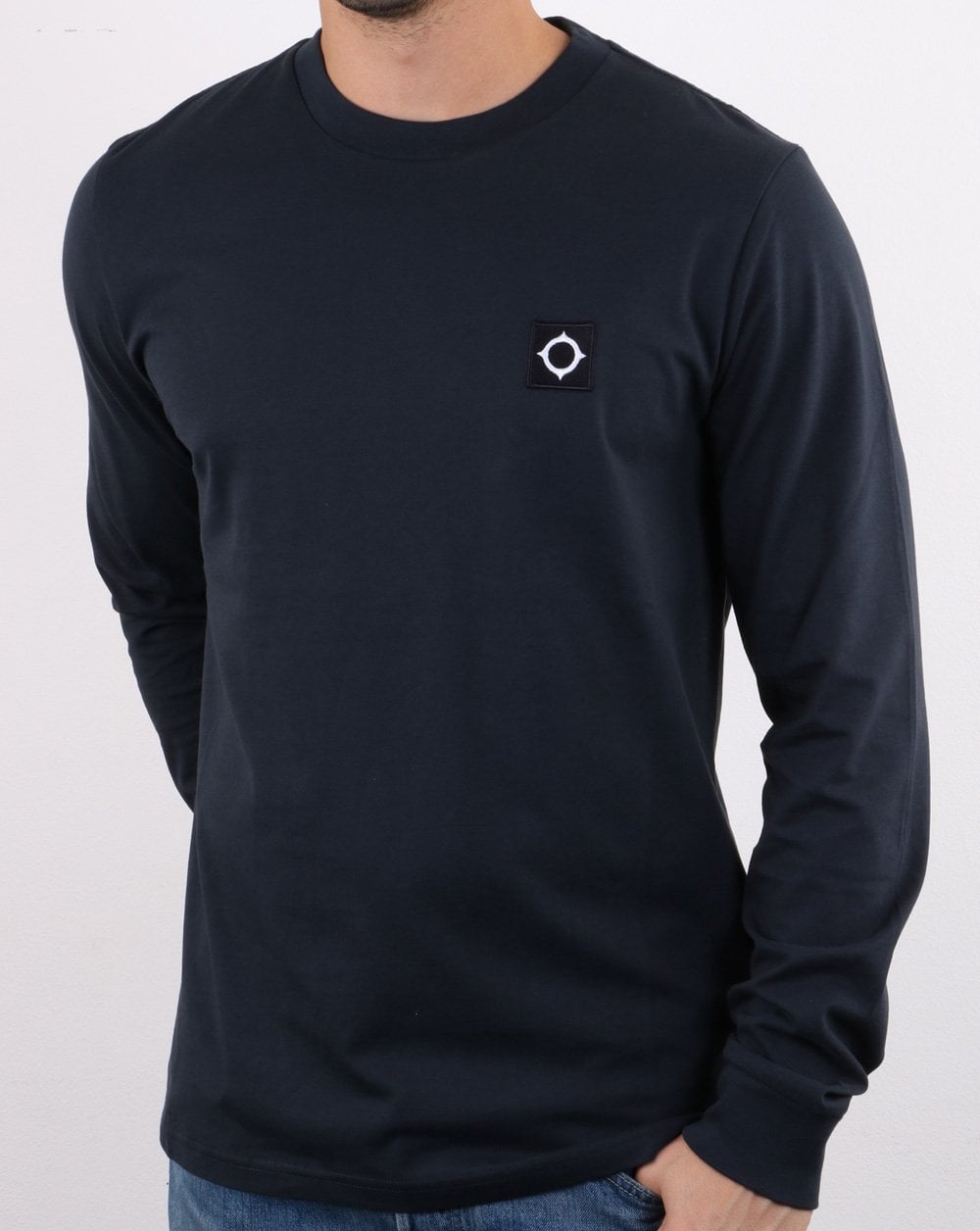 Ma.strum Ls Icon T Shirt Dark Navy