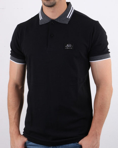Ellesse Italia Polo Shirt Black