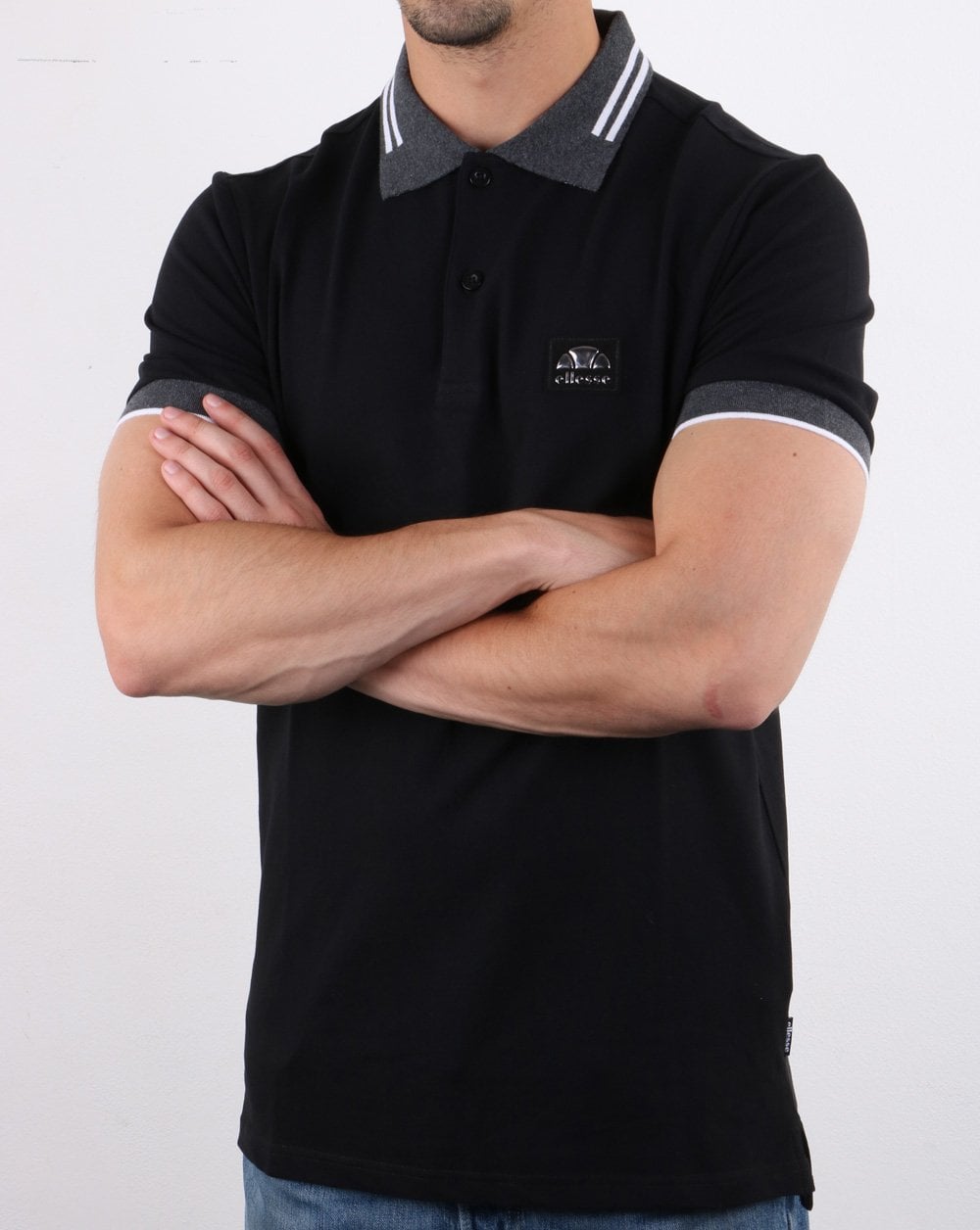 Ellesse Italia Polo Shirt Black