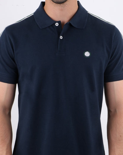 Pretty Green Parkin Stripe Polo Blue
