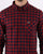 Lacoste Check Shirt Navy/Red