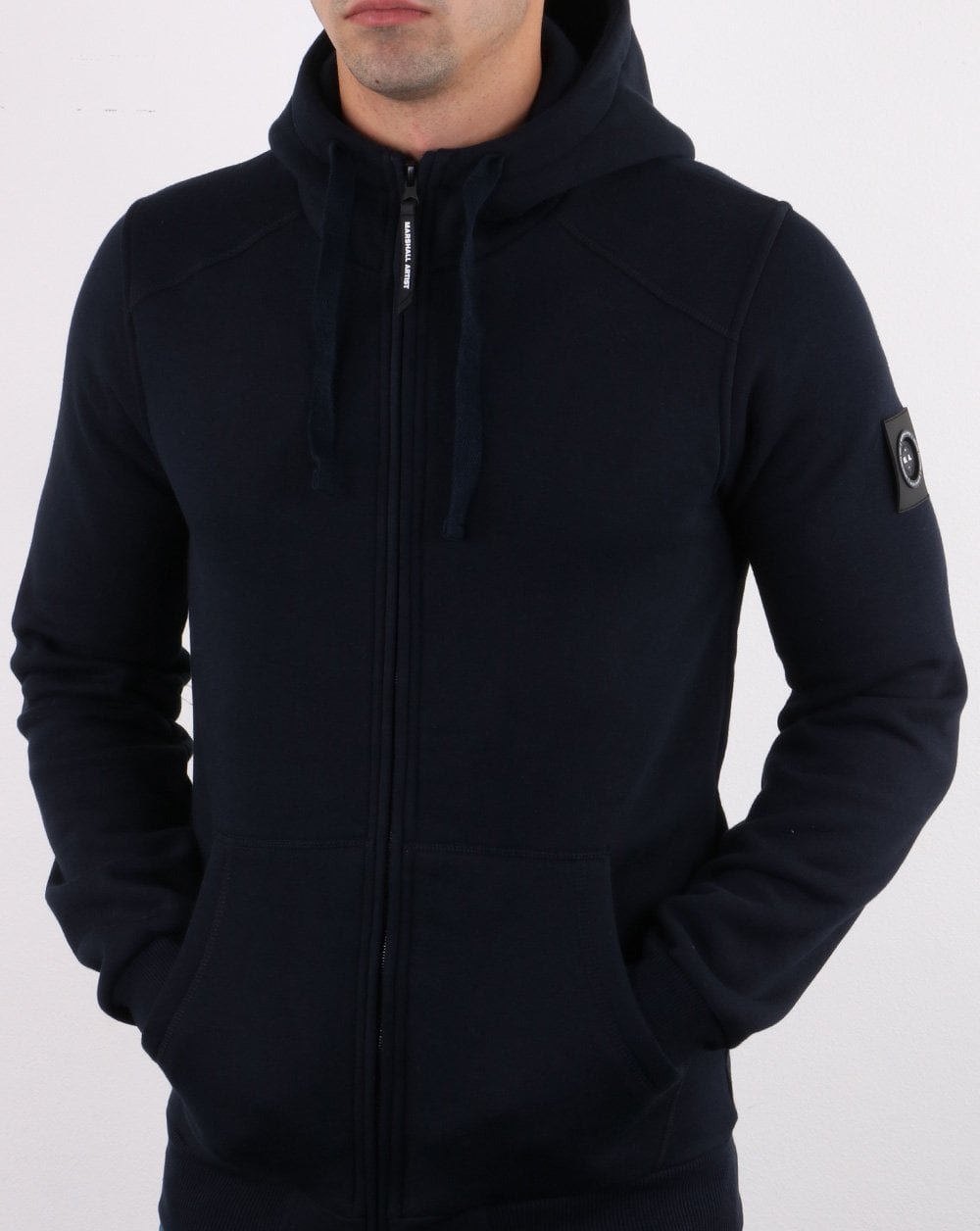 Marshall Artist Siren Full Zip Hoodie Navy