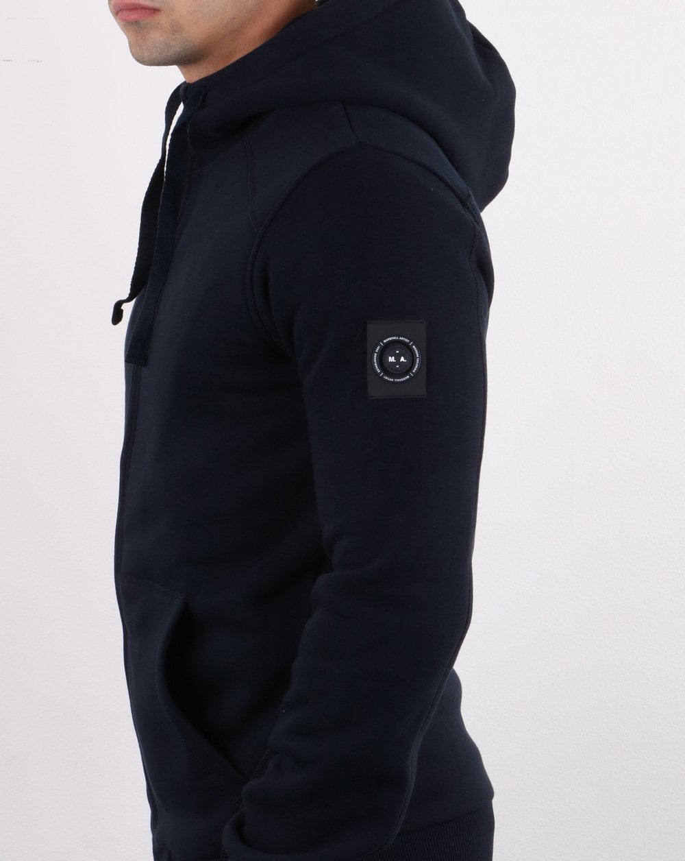 Marshall Artist Siren Full Zip Hoodie Navy