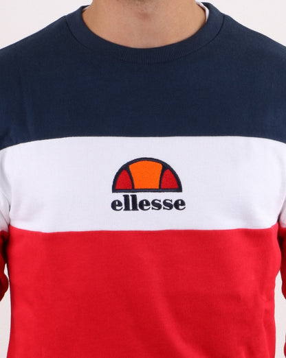 Ellesse Tri Sweatshirt Red/White/Navy