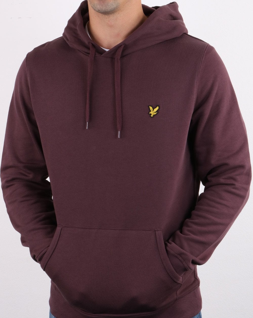Lyle And Scott Pullover Hoodie Berry